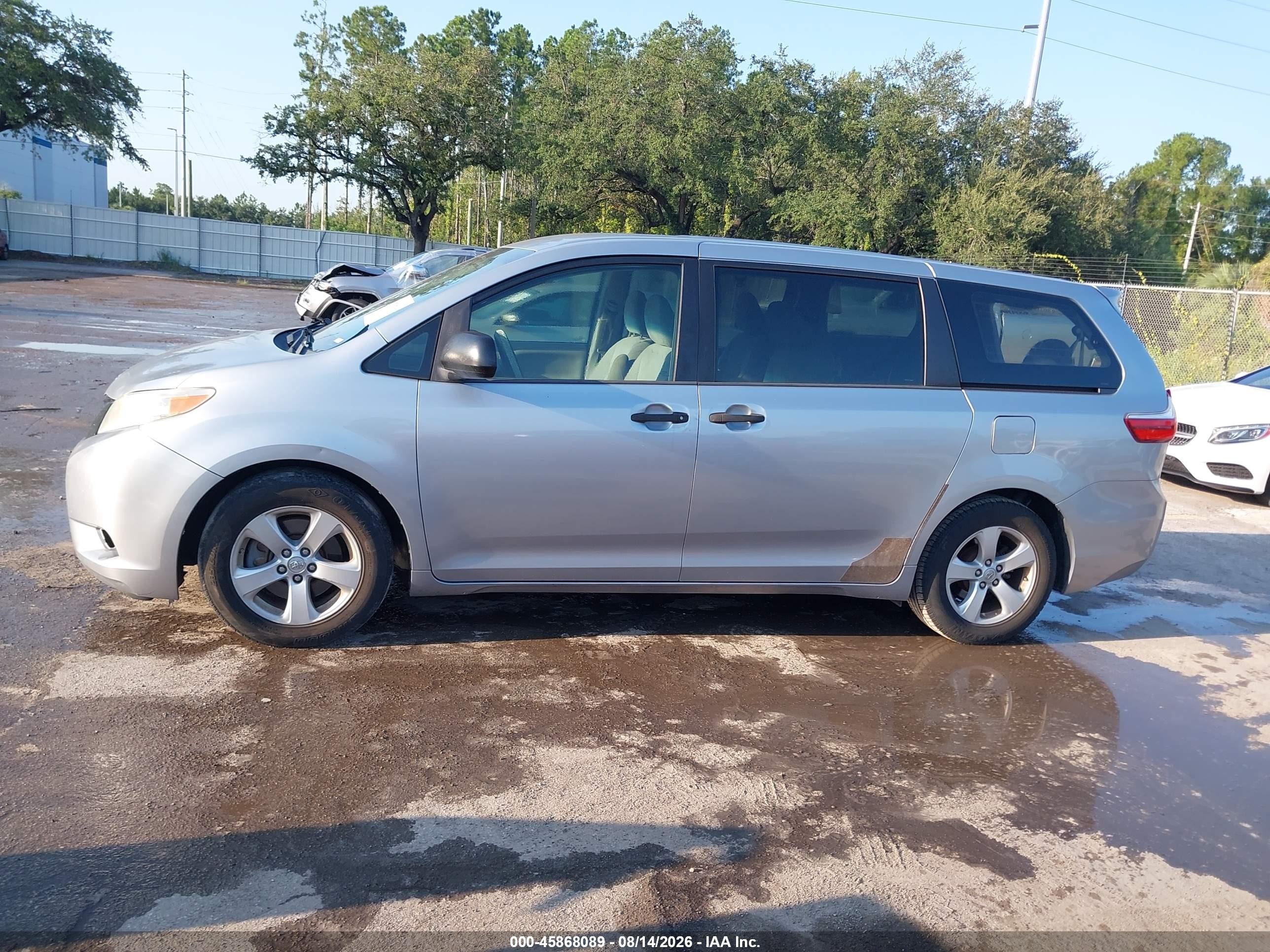 2015 Toyota Sienna L 7 Passenger Синий vin: 5TDZK3DC2FS660697