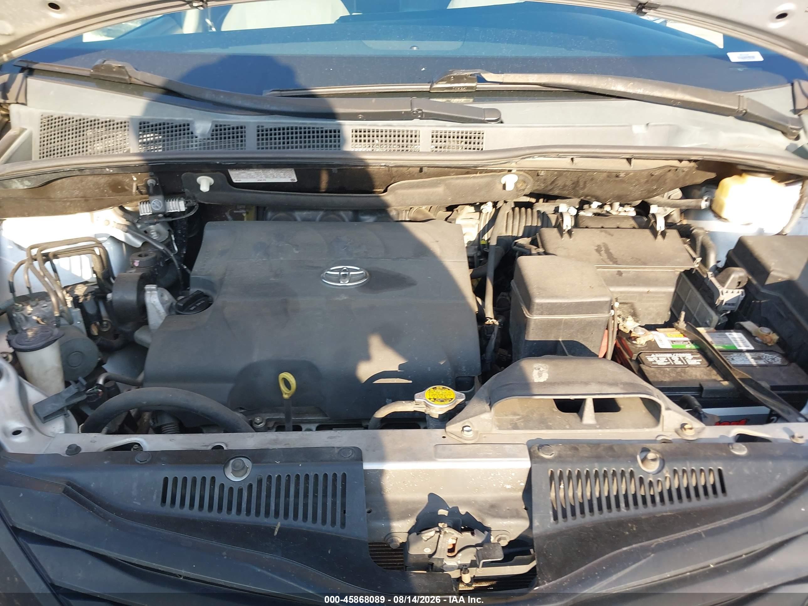 2015 Toyota Sienna L 7 Passenger Синий vin: 5TDZK3DC2FS660697