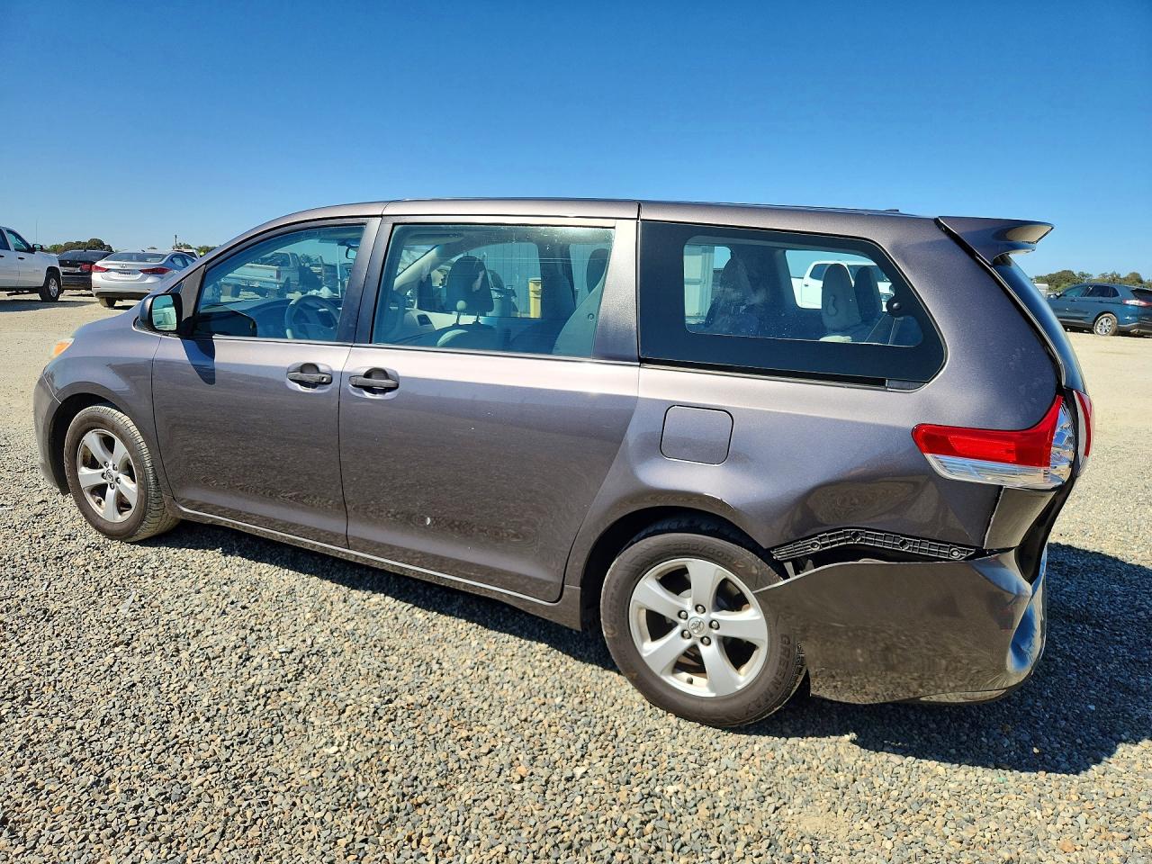 2013 Toyota Sienna L 7-passenger Gray vin: 5TDZK3DC3DS300870