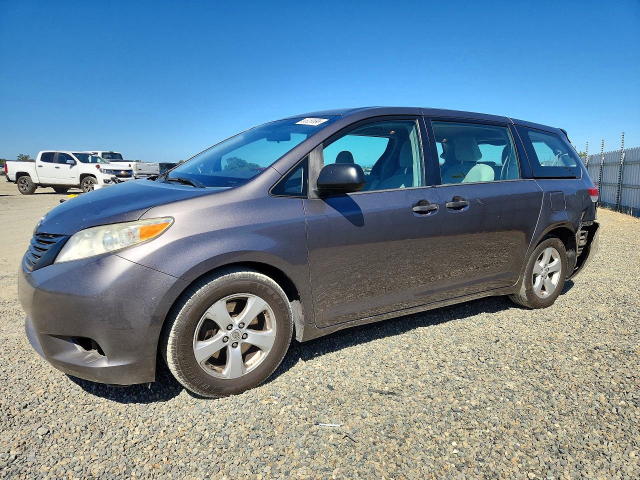 2013 Toyota Sienna L 7-passenger Gray vin: 5TDZK3DC3DS300870