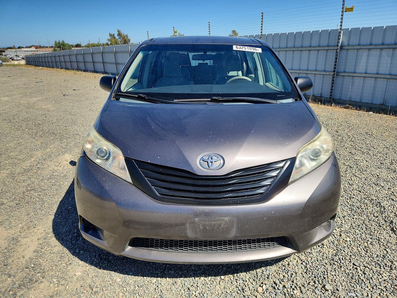 2013 Toyota Sienna L 7-passenger Gray vin: 5TDZK3DC3DS300870
