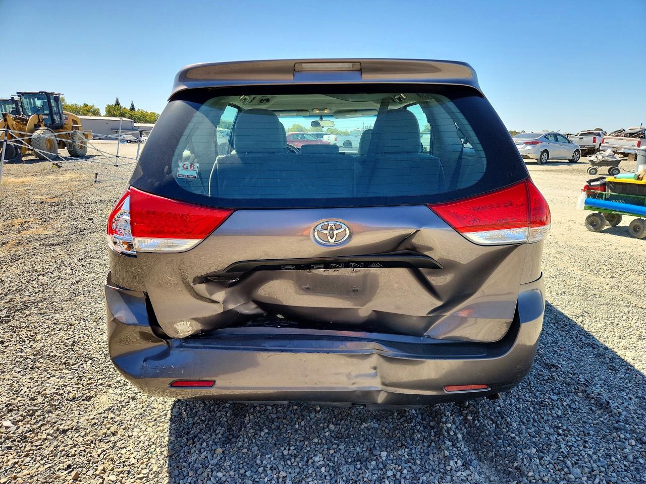 2013 Toyota Sienna L 7-passenger Gray vin: 5TDZK3DC3DS300870
