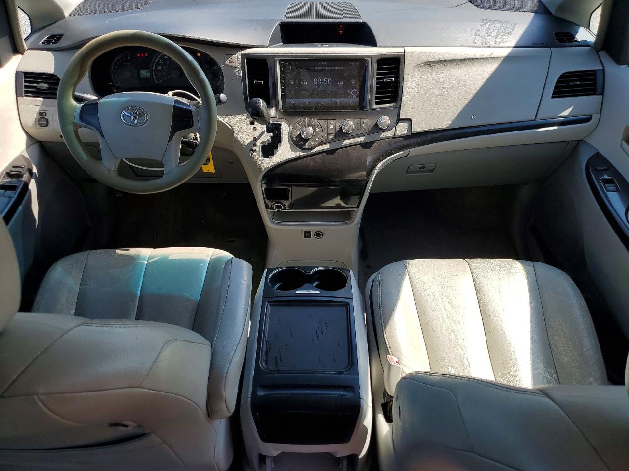 2014 Toyota Sienna L 7-passenger Белый vin: 5TDZK3DC3ES450849