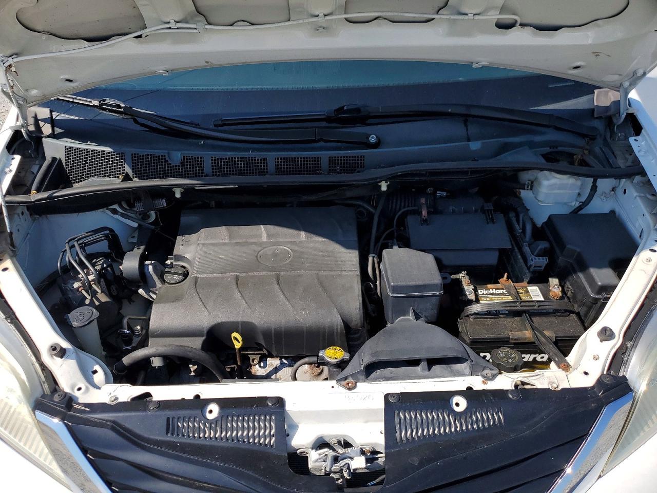 2014 Toyota Sienna L 7-passenger Белый vin: 5TDZK3DC3ES450849