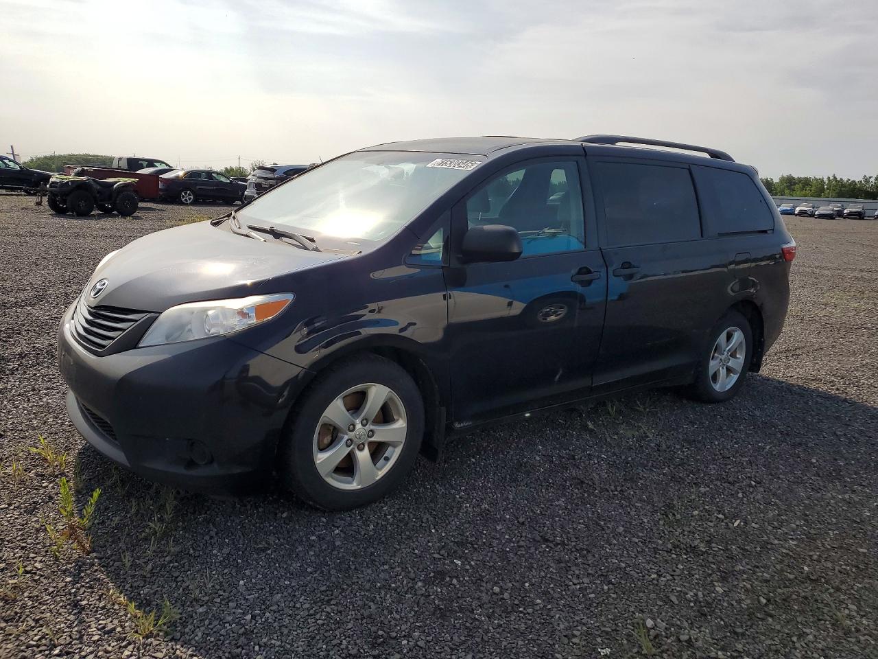 2015 Toyota Sienna L 7-passenger Black vin: 5TDZK3DC3FS629426