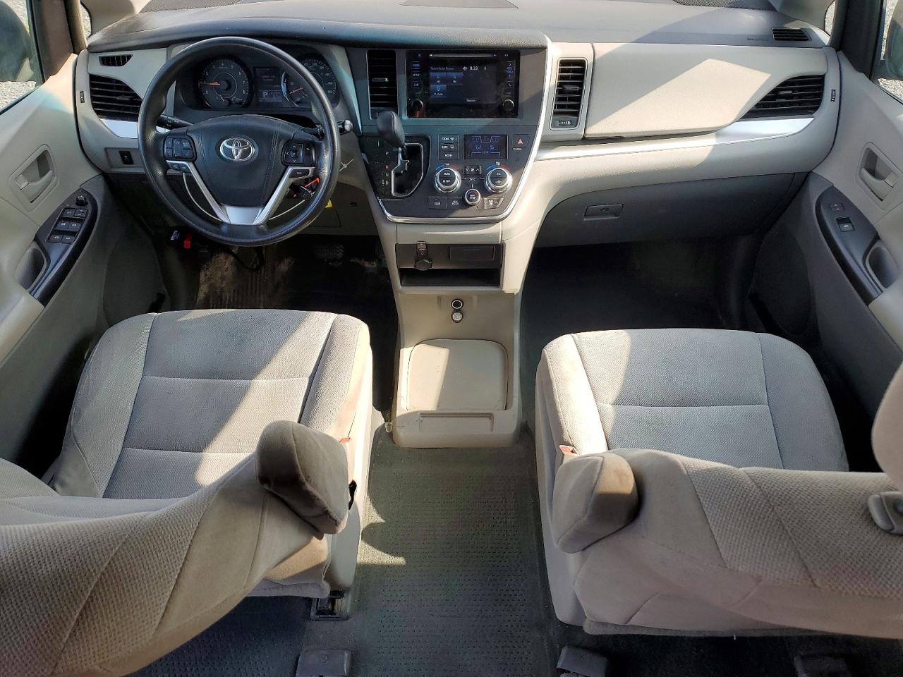 2015 Toyota Sienna L 7-passenger Black vin: 5TDZK3DC3FS629426