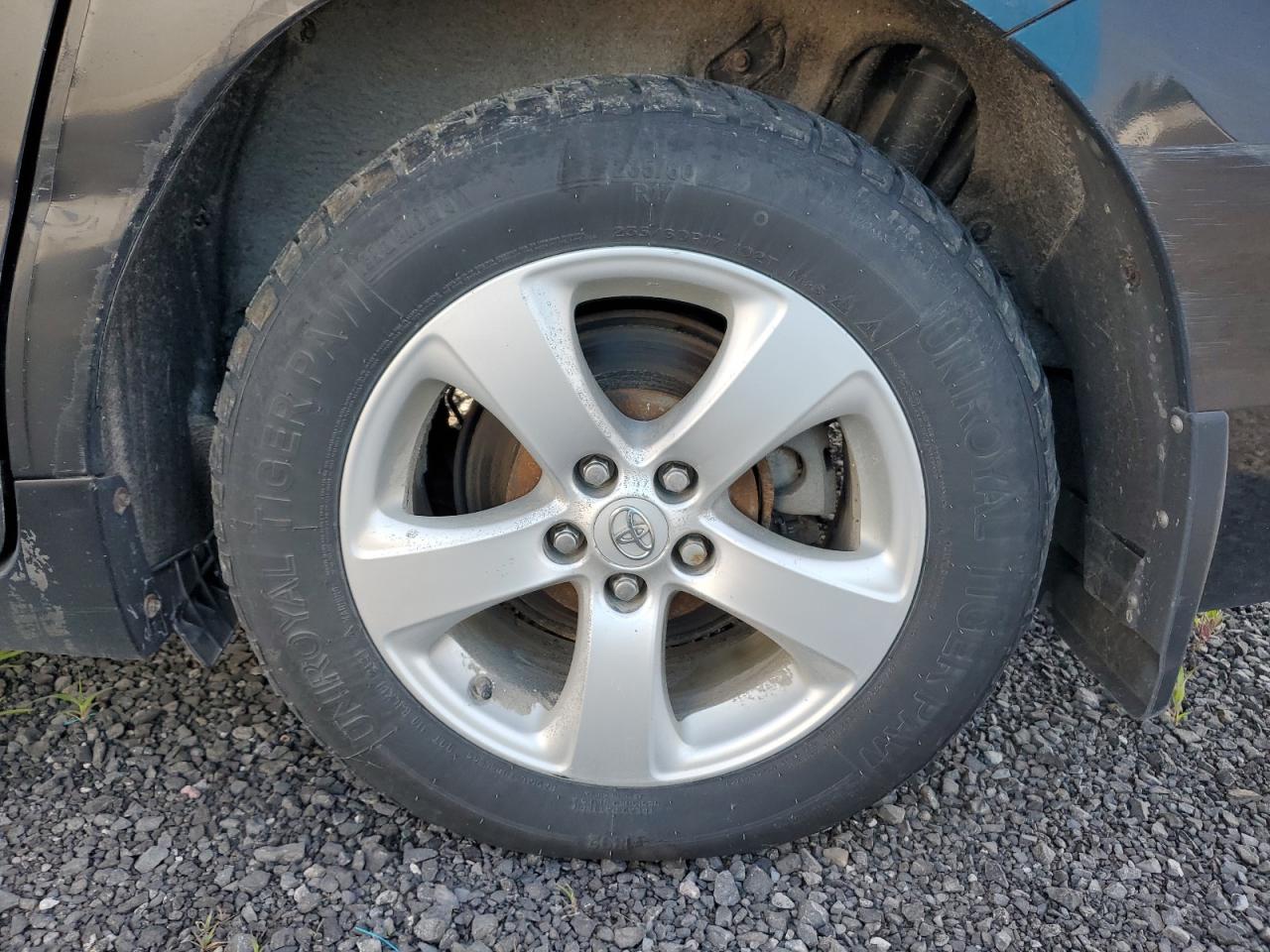 2015 Toyota Sienna L 7-passenger Black vin: 5TDZK3DC3FS629426 Damage: Left Rear Wheel, Corrosion, 9 To 10 Inches