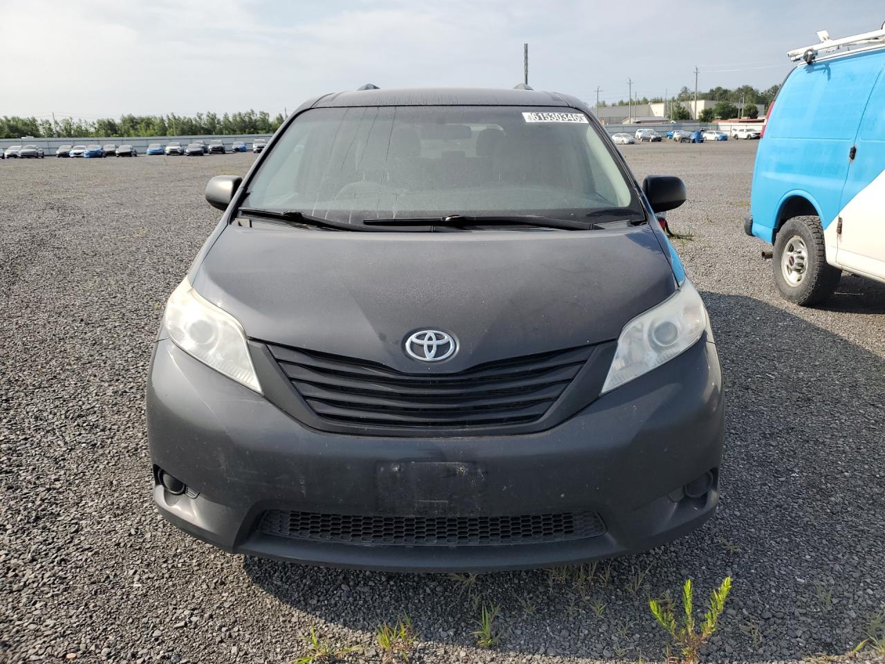2015 Toyota Sienna L 7-passenger Black vin: 5TDZK3DC3FS629426 Damage: Left Head Lamp, Faded, Repair Required
