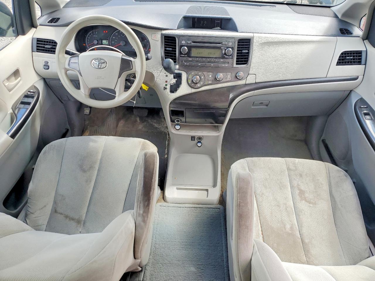 2014 Toyota Sienna Черный vin: 5TDZK3DC4ES494472
