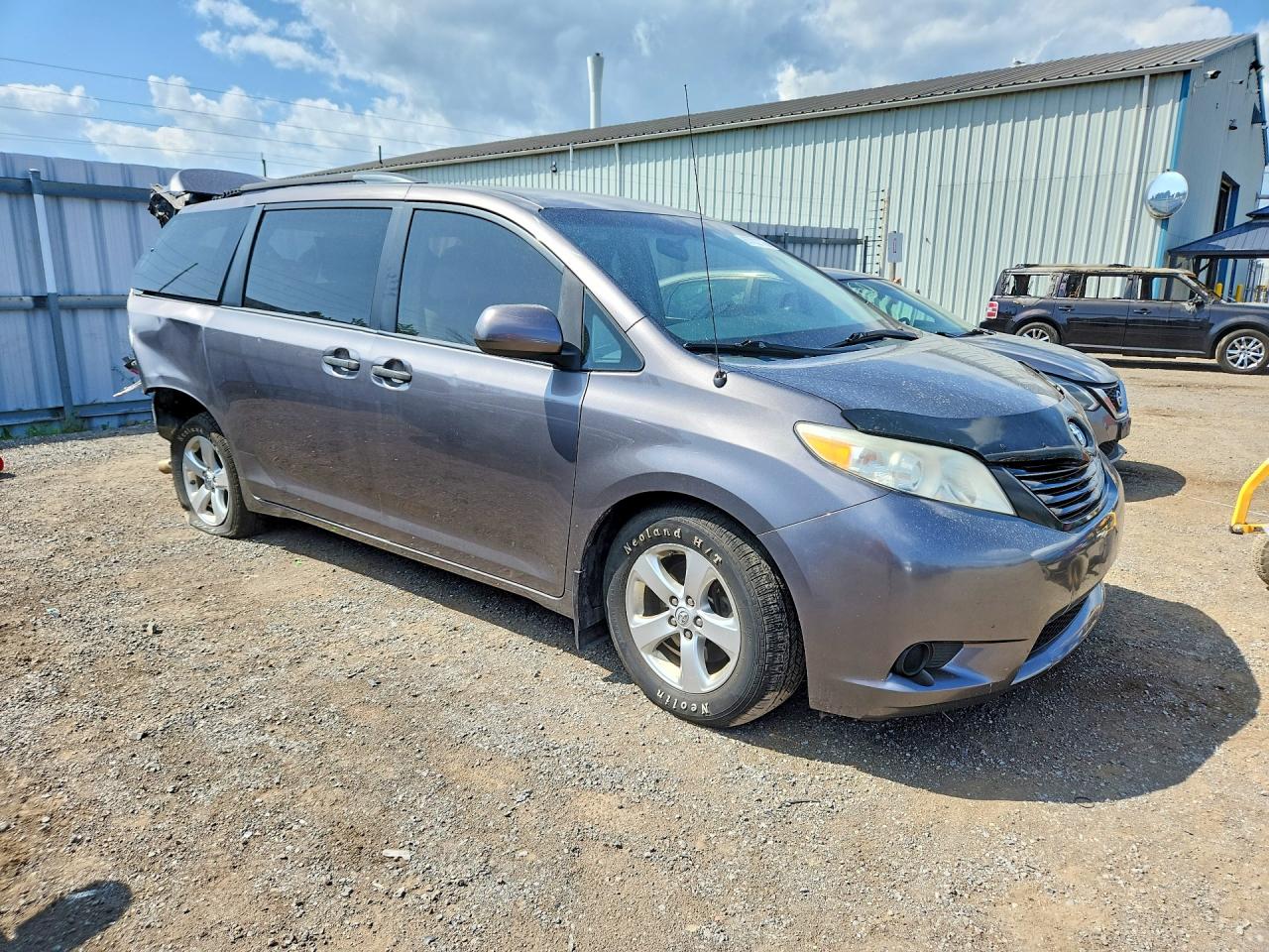 2014 Toyota Sienna L 7-passenger Gray vin: 5TDZK3DC5ES448438