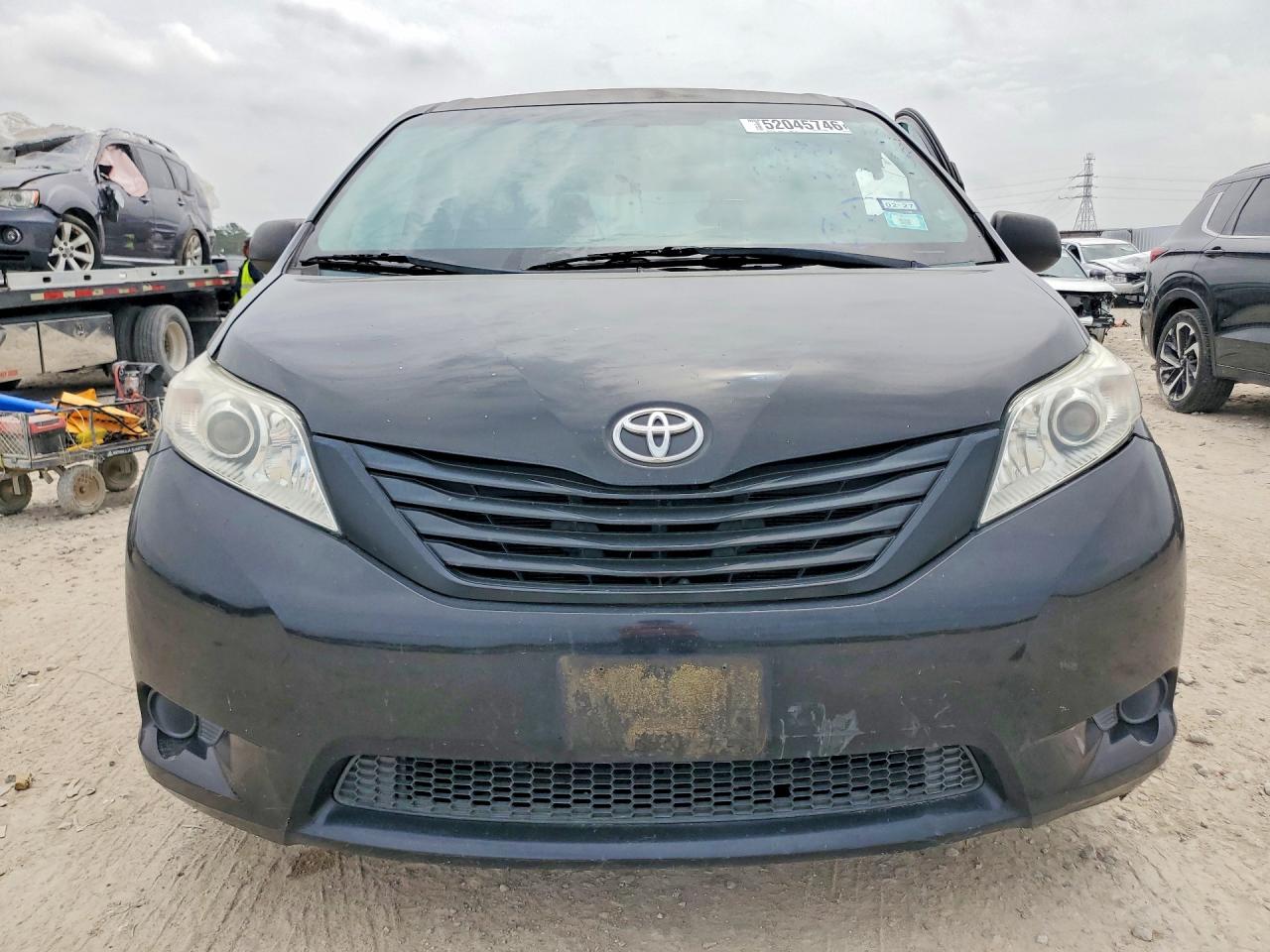 2015 Toyota Sienna L 7-passenger Black vin: 5TDZK3DC5FS541641