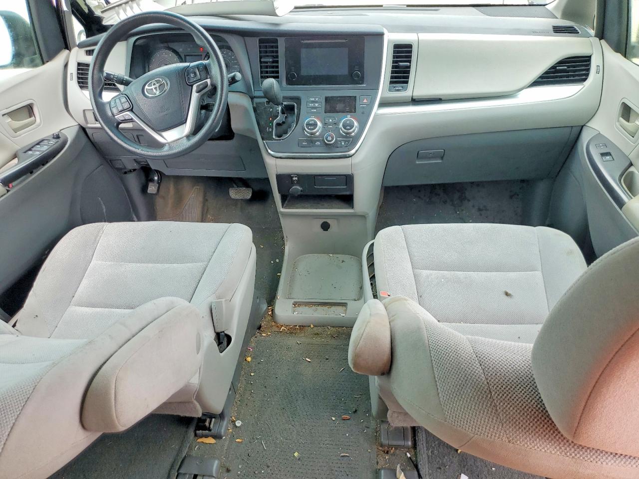 2015 Toyota Sienna L 7-passenger Black vin: 5TDZK3DC5FS541641
