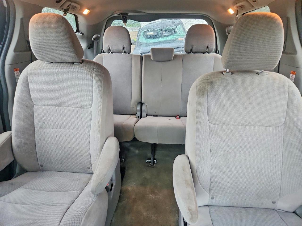 2015 Toyota Sienna L 7-passenger White vin: 5TDZK3DC5FS605340