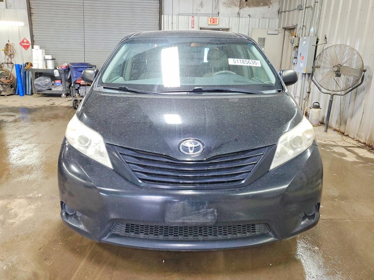 2013 Toyota Sienna L 7-passenger Black vin: 5TDZK3DC8DS398505