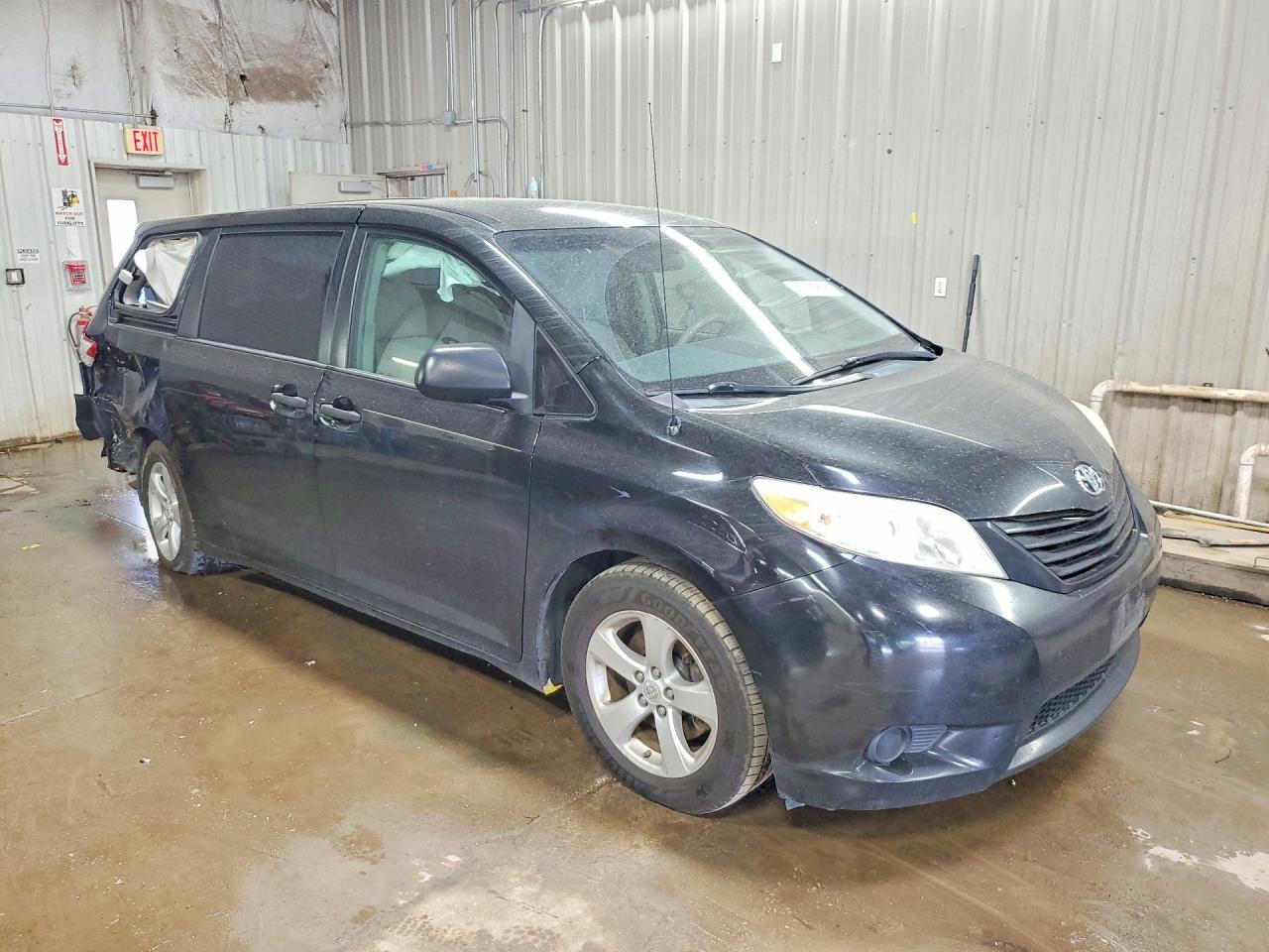 2013 Toyota Sienna L 7-passenger Black vin: 5TDZK3DC8DS398505