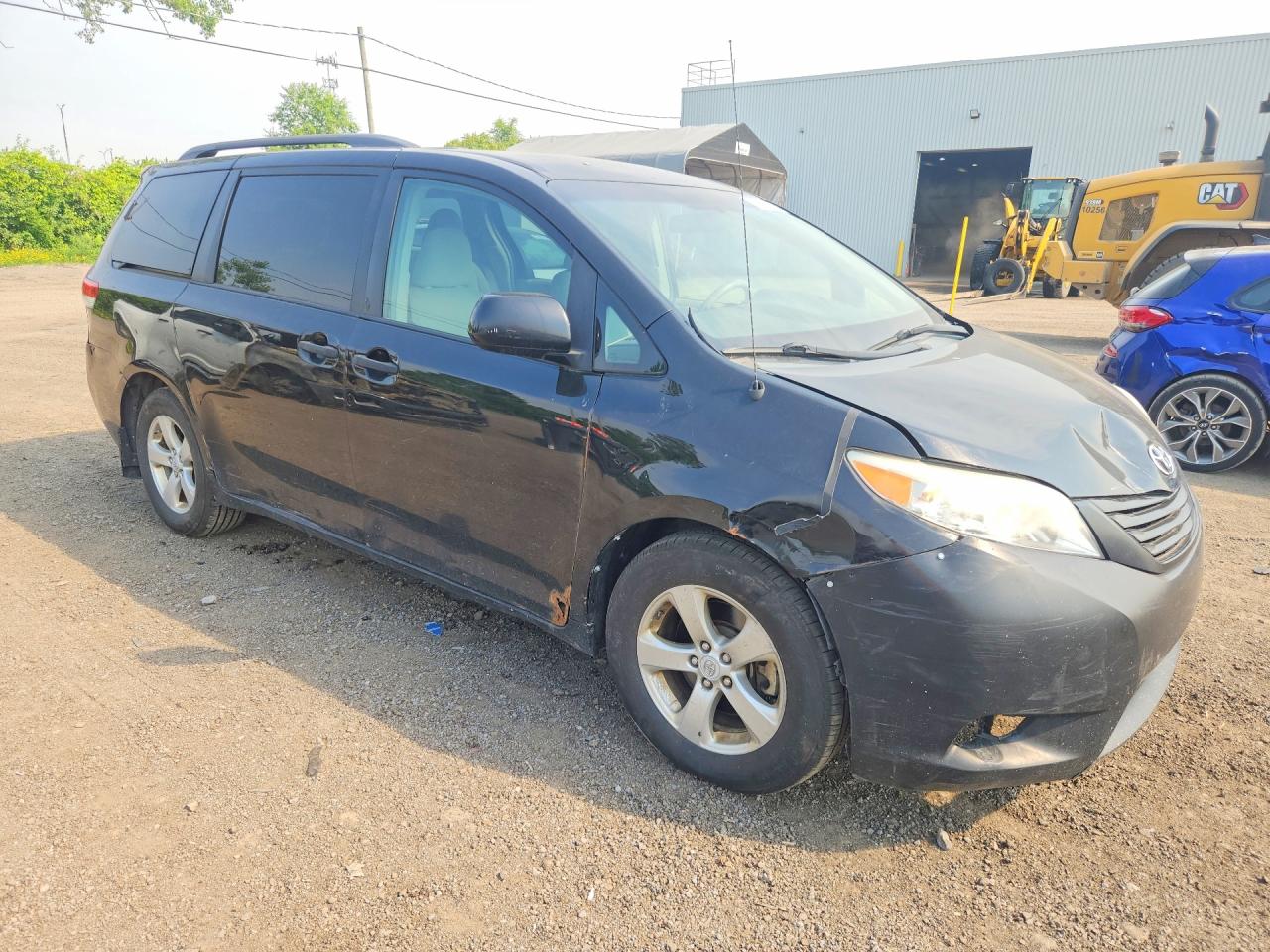 2011 Toyota Sienna Base 7-passenger Black vin: 5TDZK3DC9BS050290