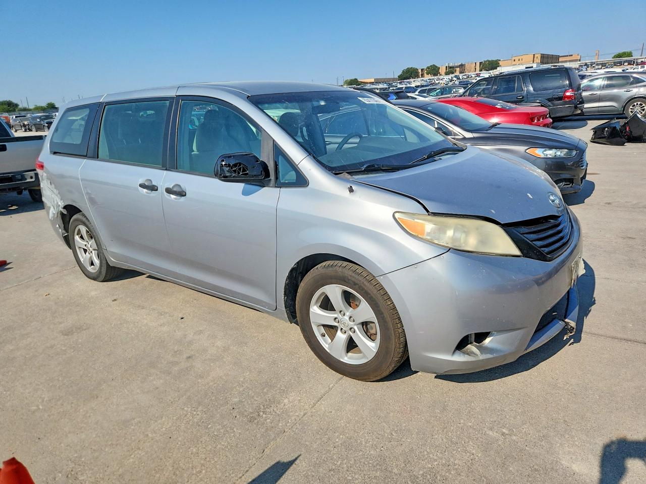 2014 Toyota Sienna L 7-passenger Gray vin: 5TDZK3DC9ES408024