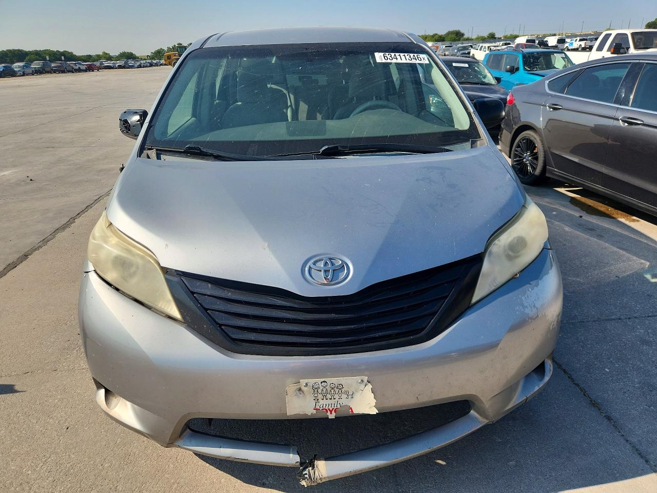 2014 Toyota Sienna L 7-passenger Gray vin: 5TDZK3DC9ES408024