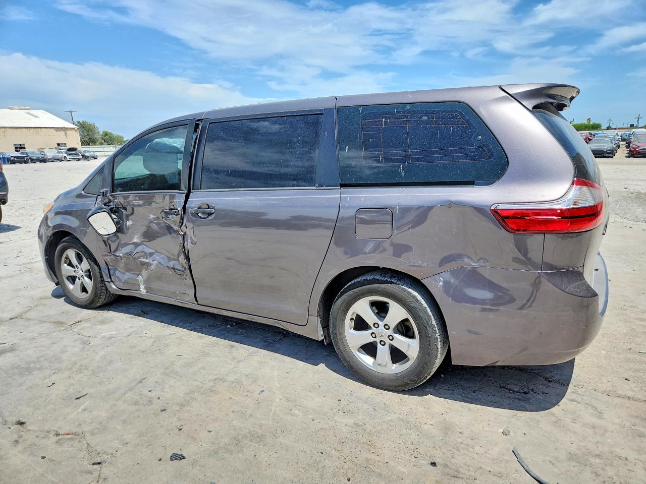 2015 Toyota Sienna L 7-passenger Gray vin: 5TDZK3DC9FS625087