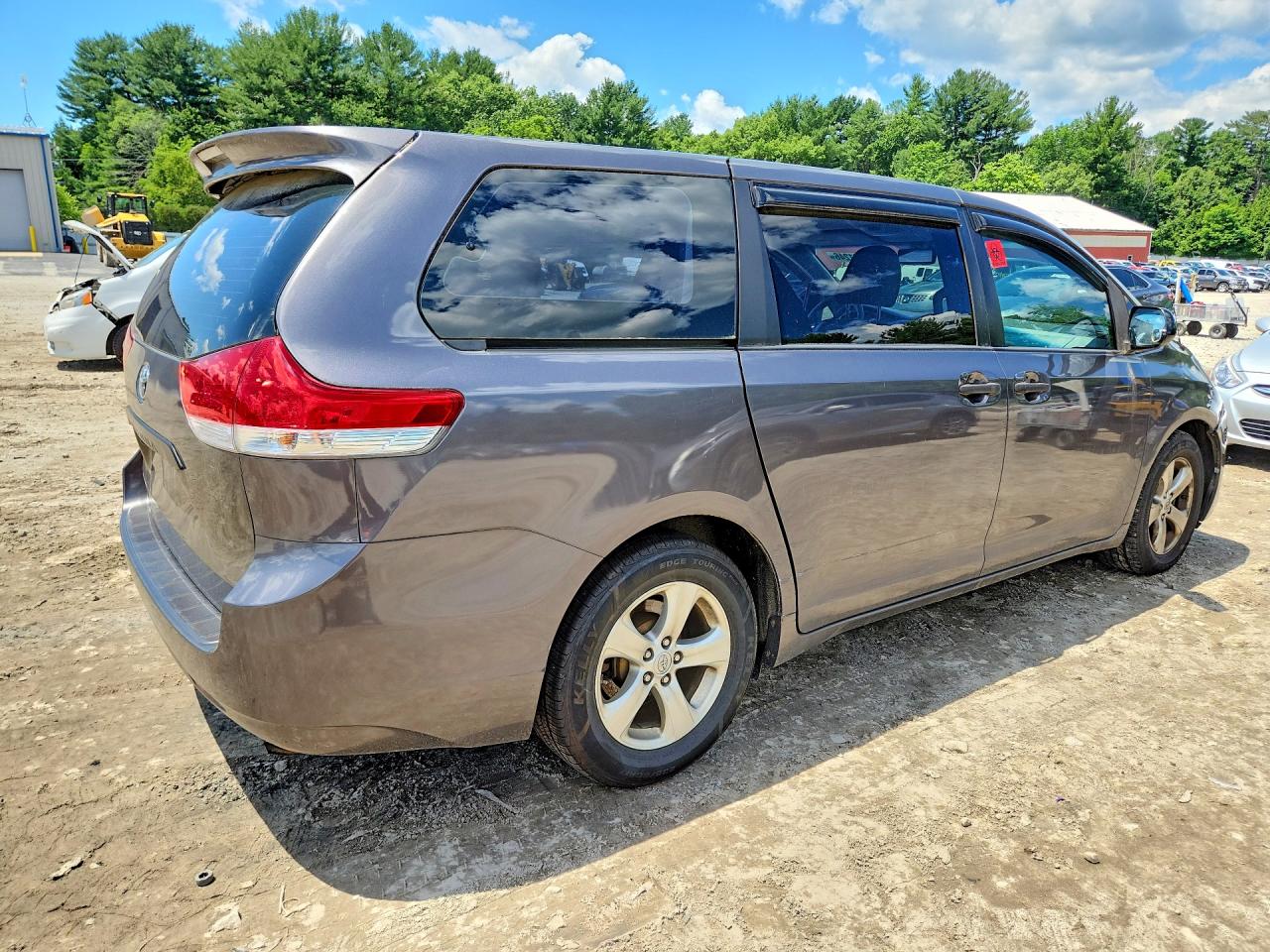 2013 Toyota Sienna L 7-passenger Gray vin: 5TDZK3DCXDS365568