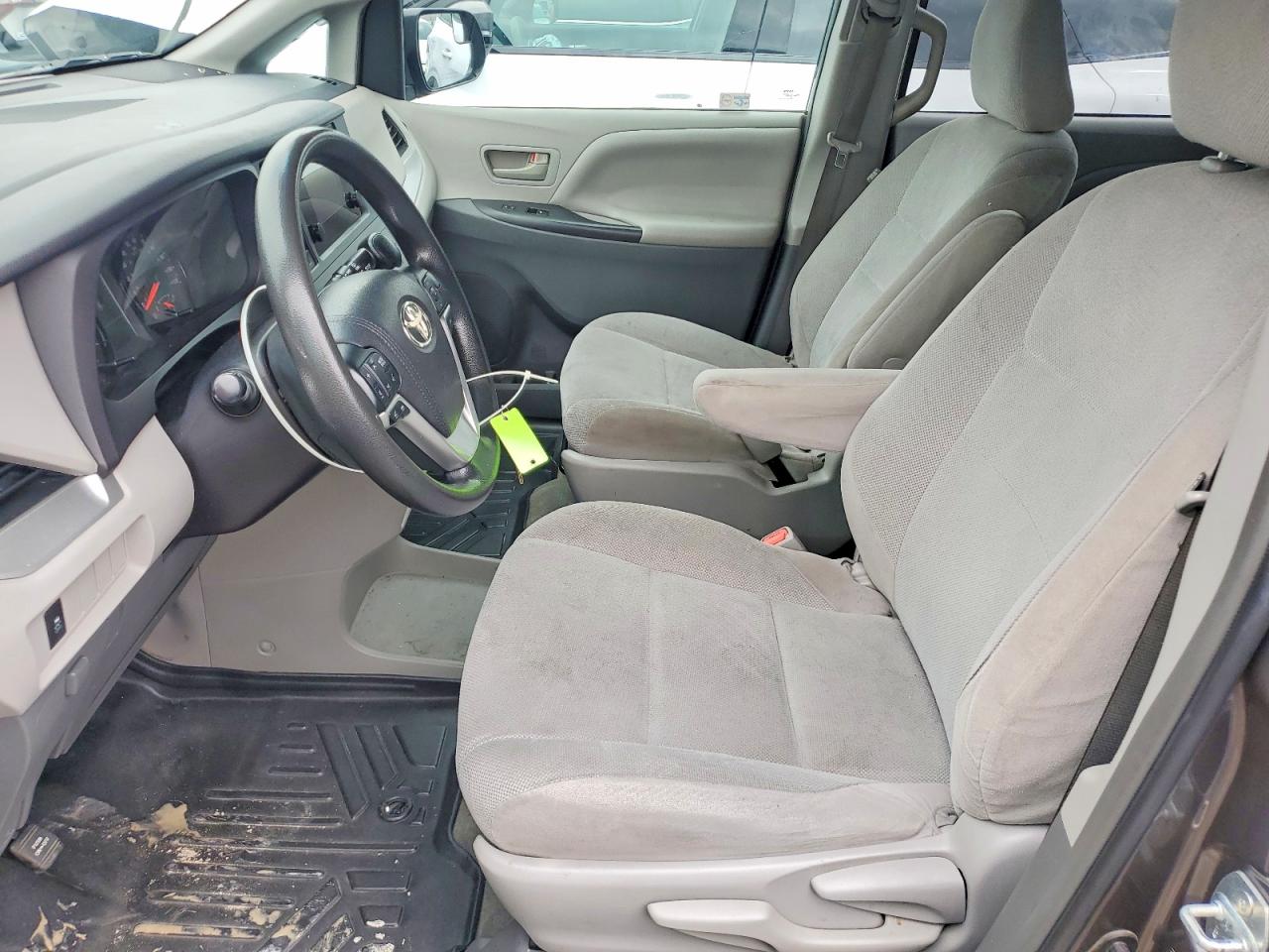 2015 Toyota Sienna L 7-passenger Gray vin: 5TDZK3DCXFS571525