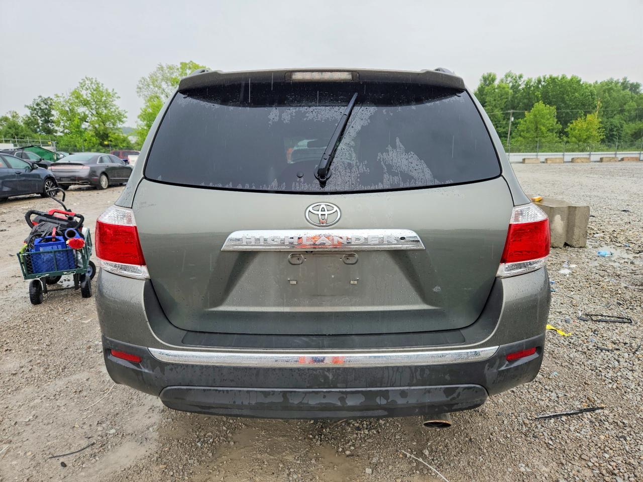 2011 Toyota Highlander Se Зеленый vin: 5TDZK3EH0BS030780