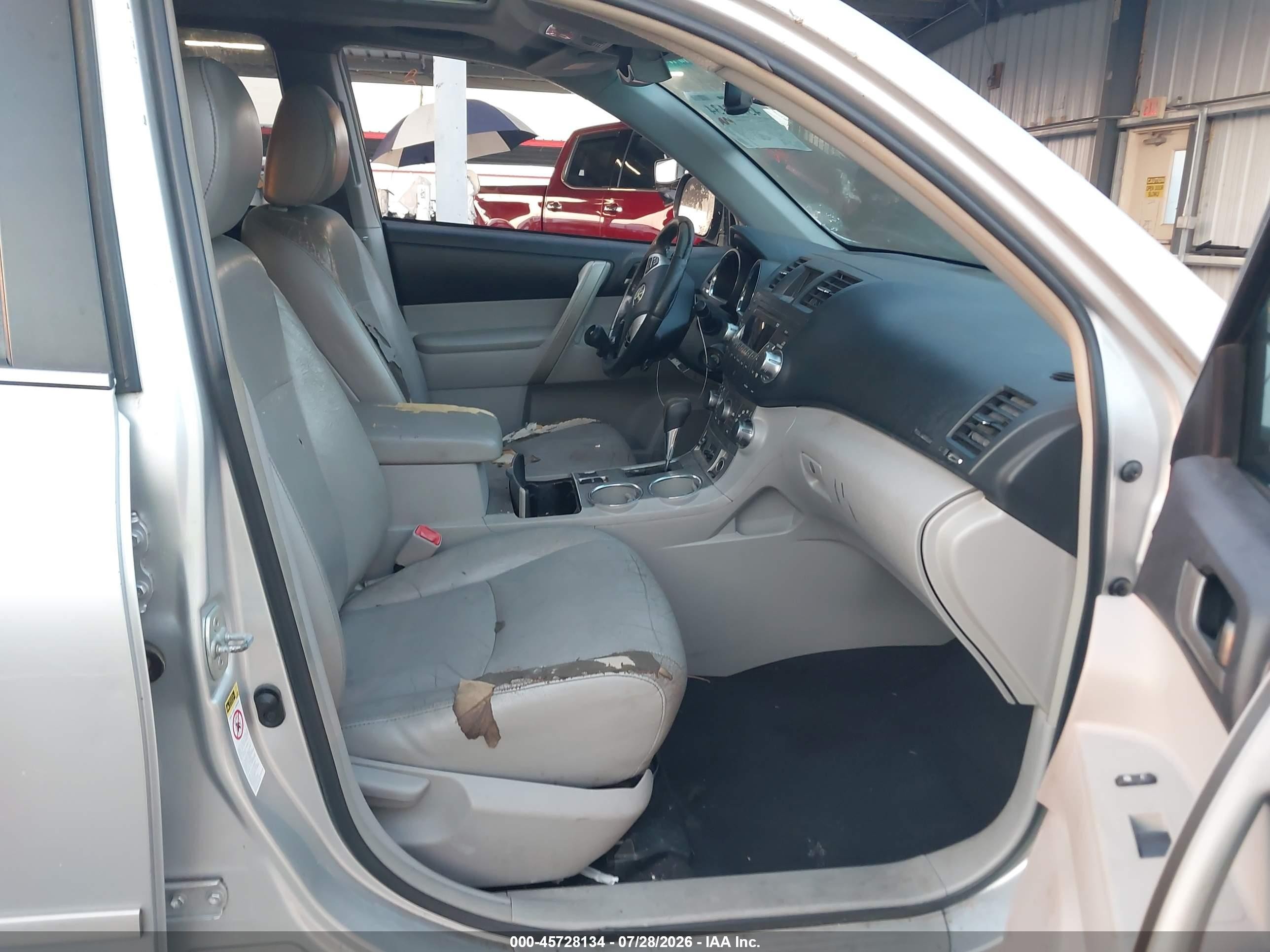 2012 Toyota Highlander Se V6 Silver vin: 5TDZK3EH0CS061559
