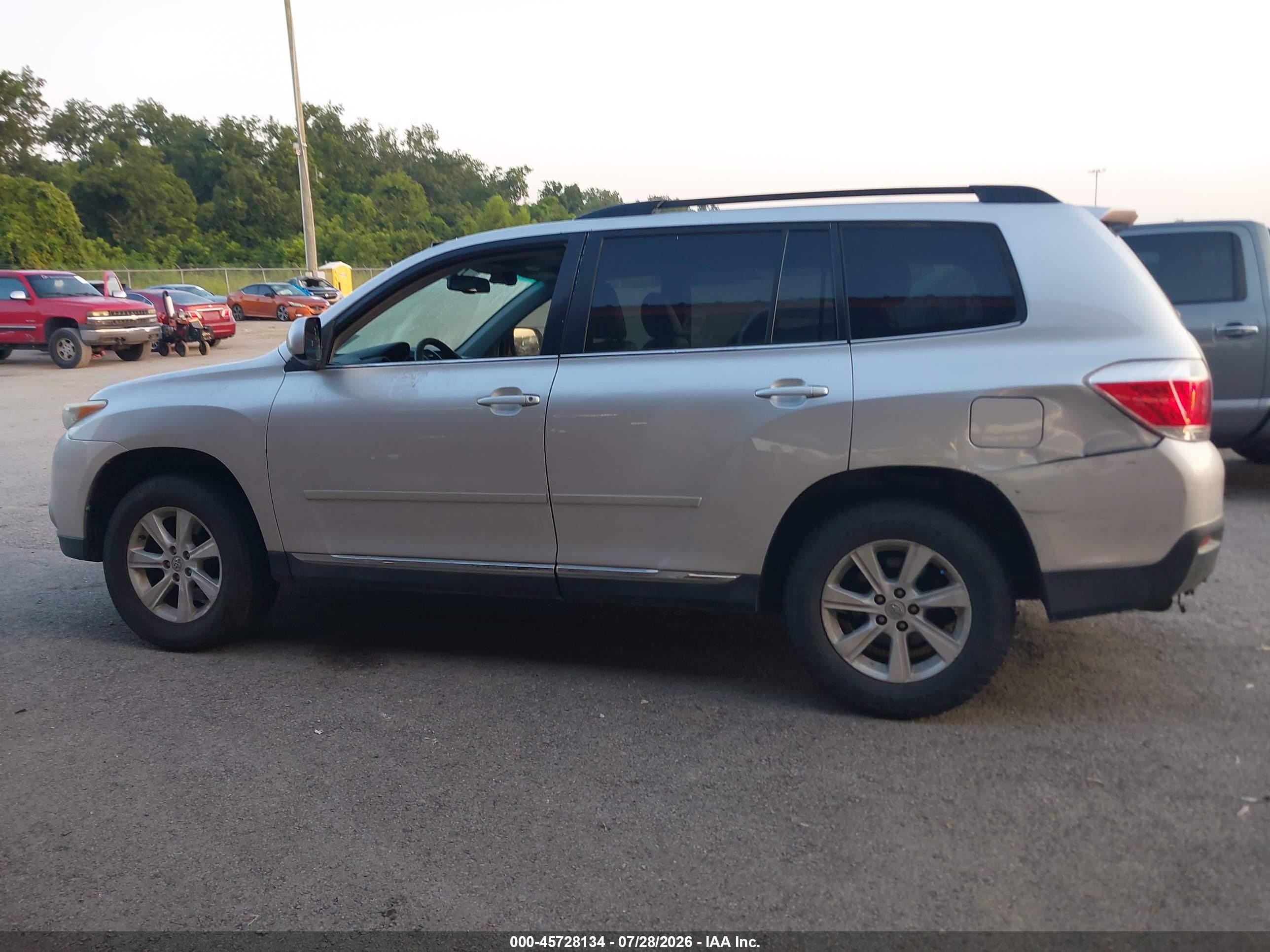 2012 Toyota Highlander Se V6 Silver vin: 5TDZK3EH0CS061559