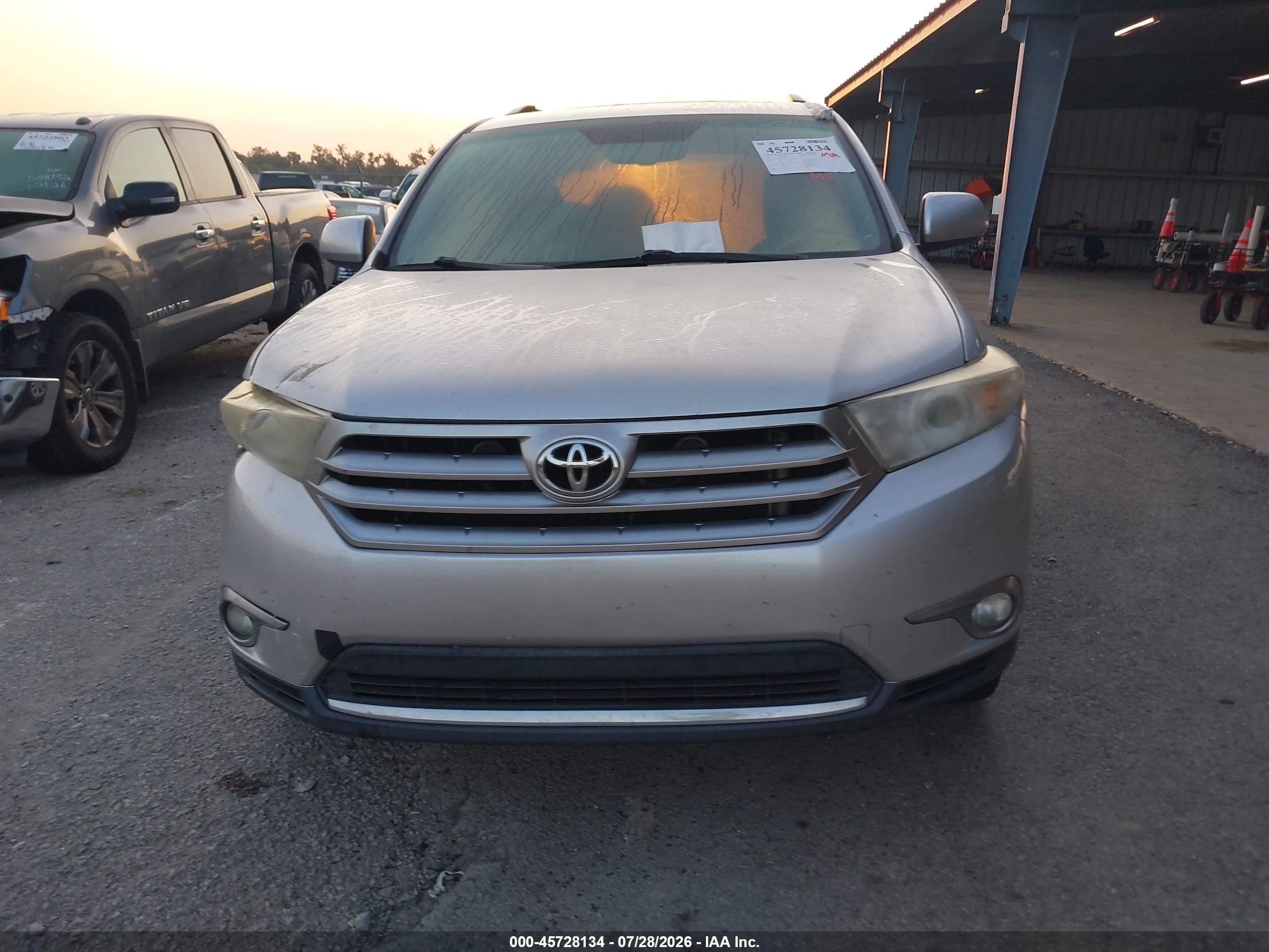 2012 Toyota Highlander Se V6 Silver vin: 5TDZK3EH0CS061559