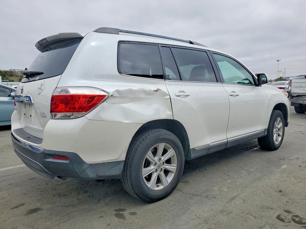 2012 Toyota Highlander Se White vin: 5TDZK3EH0CS062730