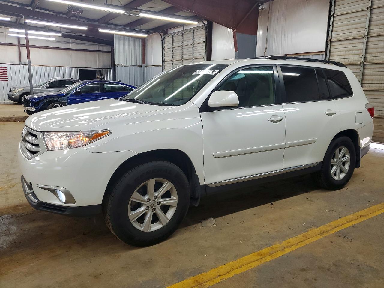 2013 Toyota Highlander Se White vin: 5TDZK3EH0DS096703
