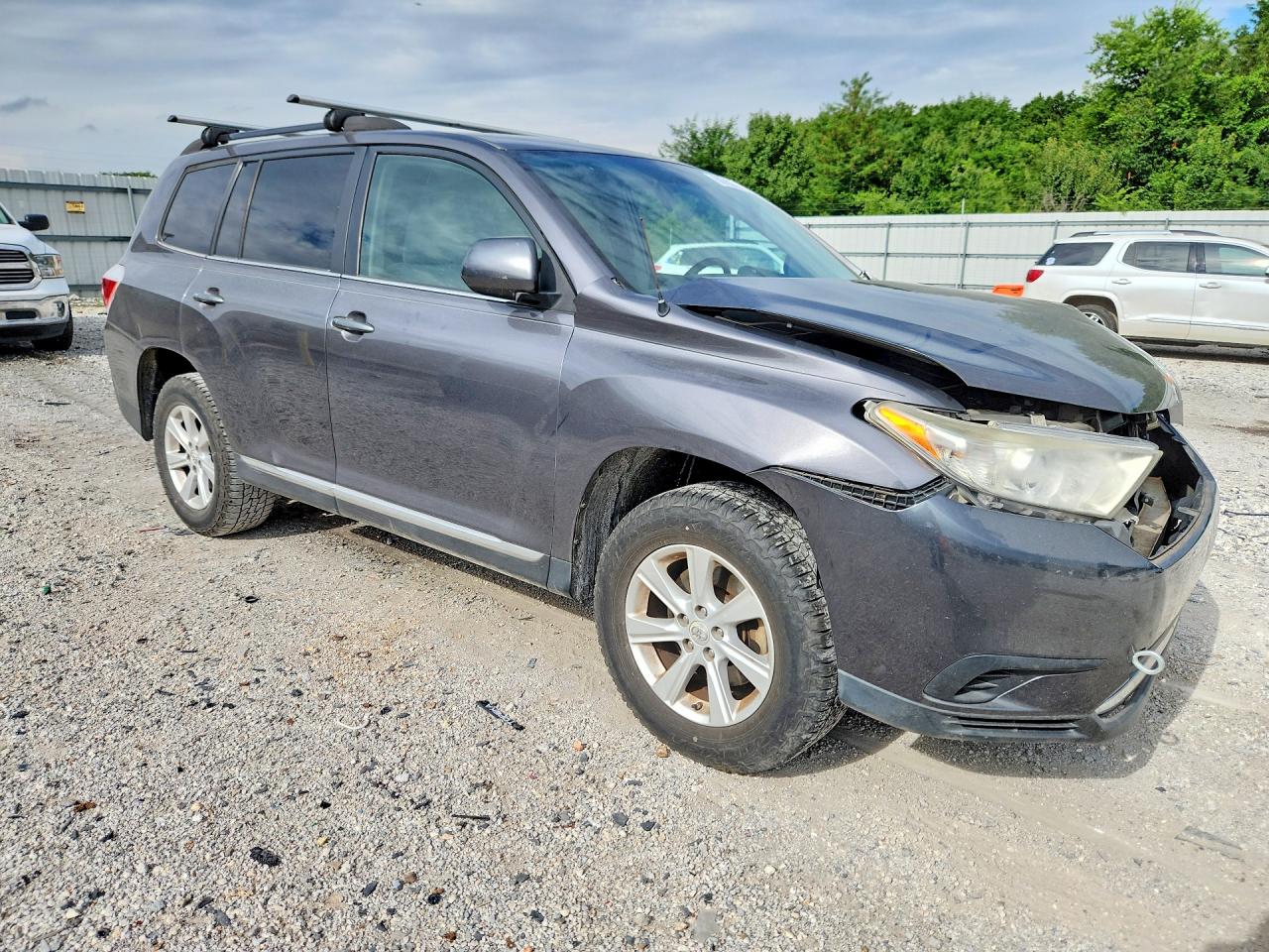 2011 Toyota Highlander Base Gray vin: 5TDZK3EH1BS025944