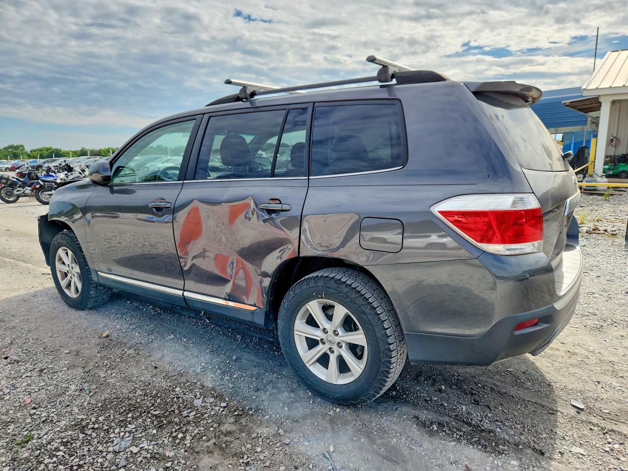 2011 Toyota Highlander Base Gray vin: 5TDZK3EH1BS025944