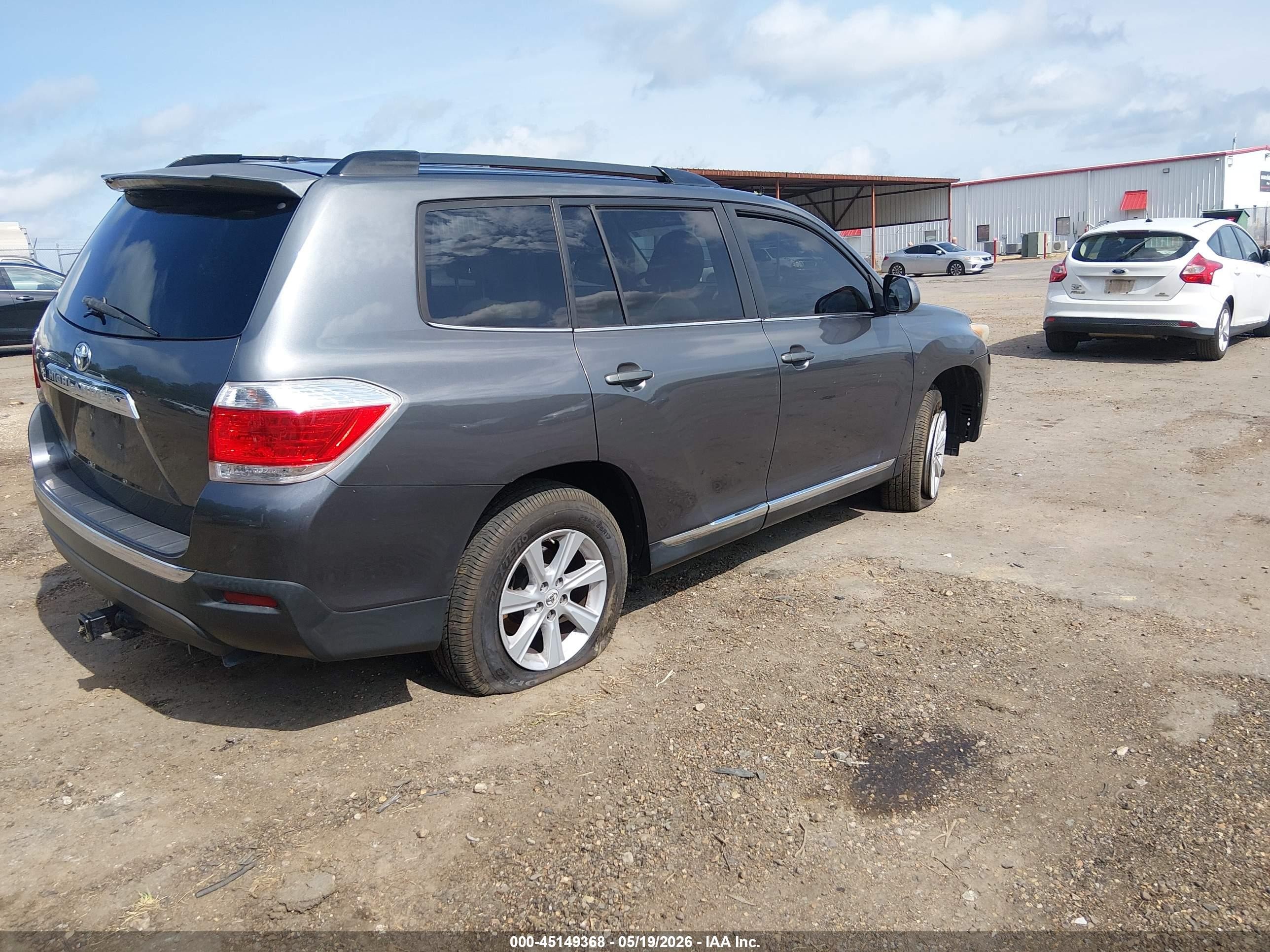 2011 Toyota Highlander Se V6 Gray vin: 5TDZK3EH1BS030383