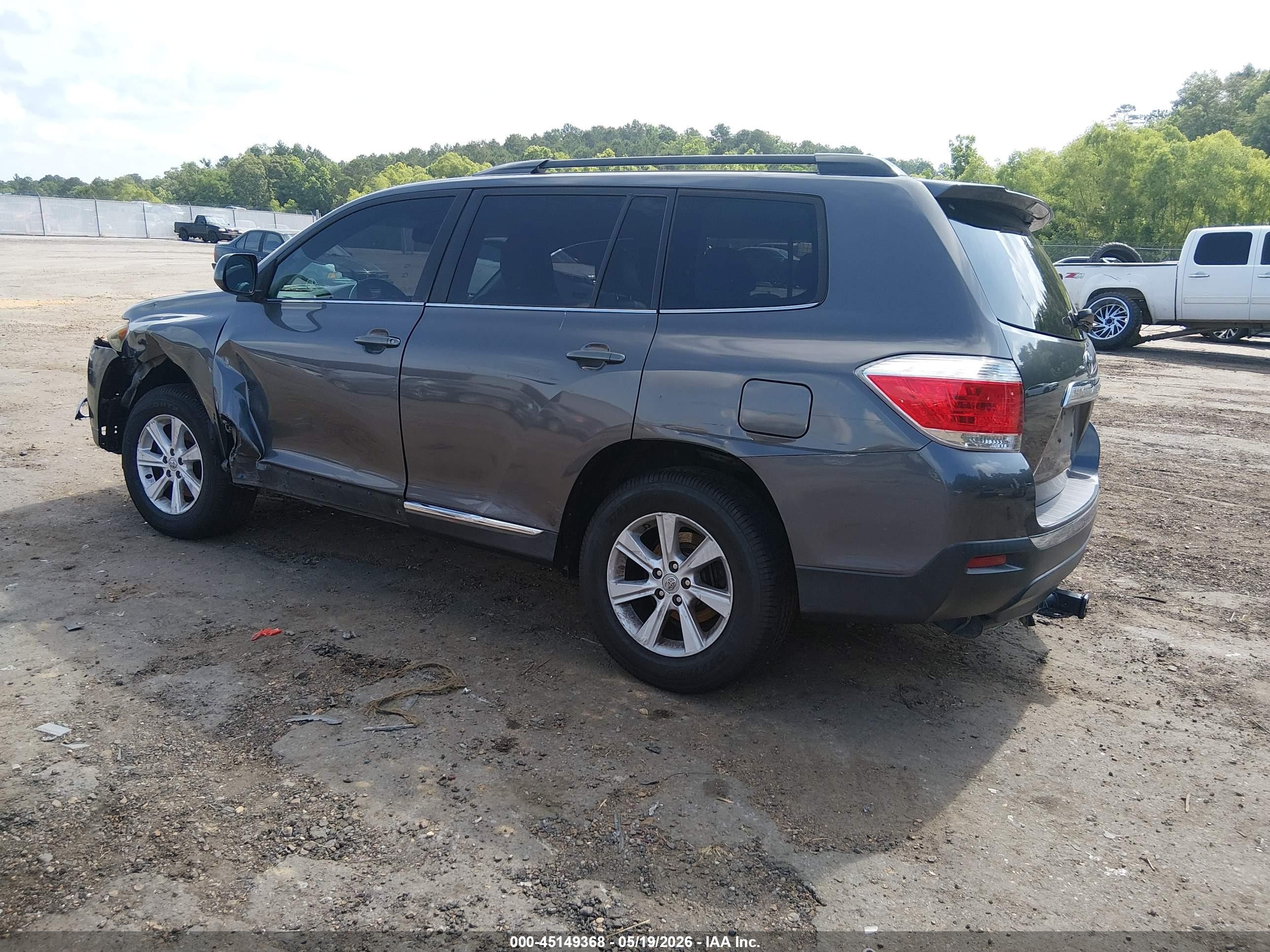 2011 Toyota Highlander Se V6 Gray vin: 5TDZK3EH1BS030383