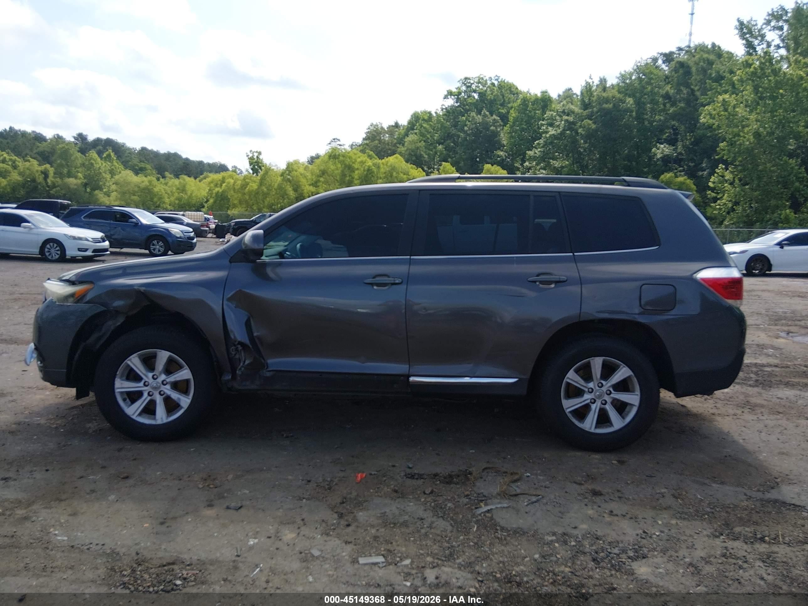 2011 Toyota Highlander Se V6 Gray vin: 5TDZK3EH1BS030383