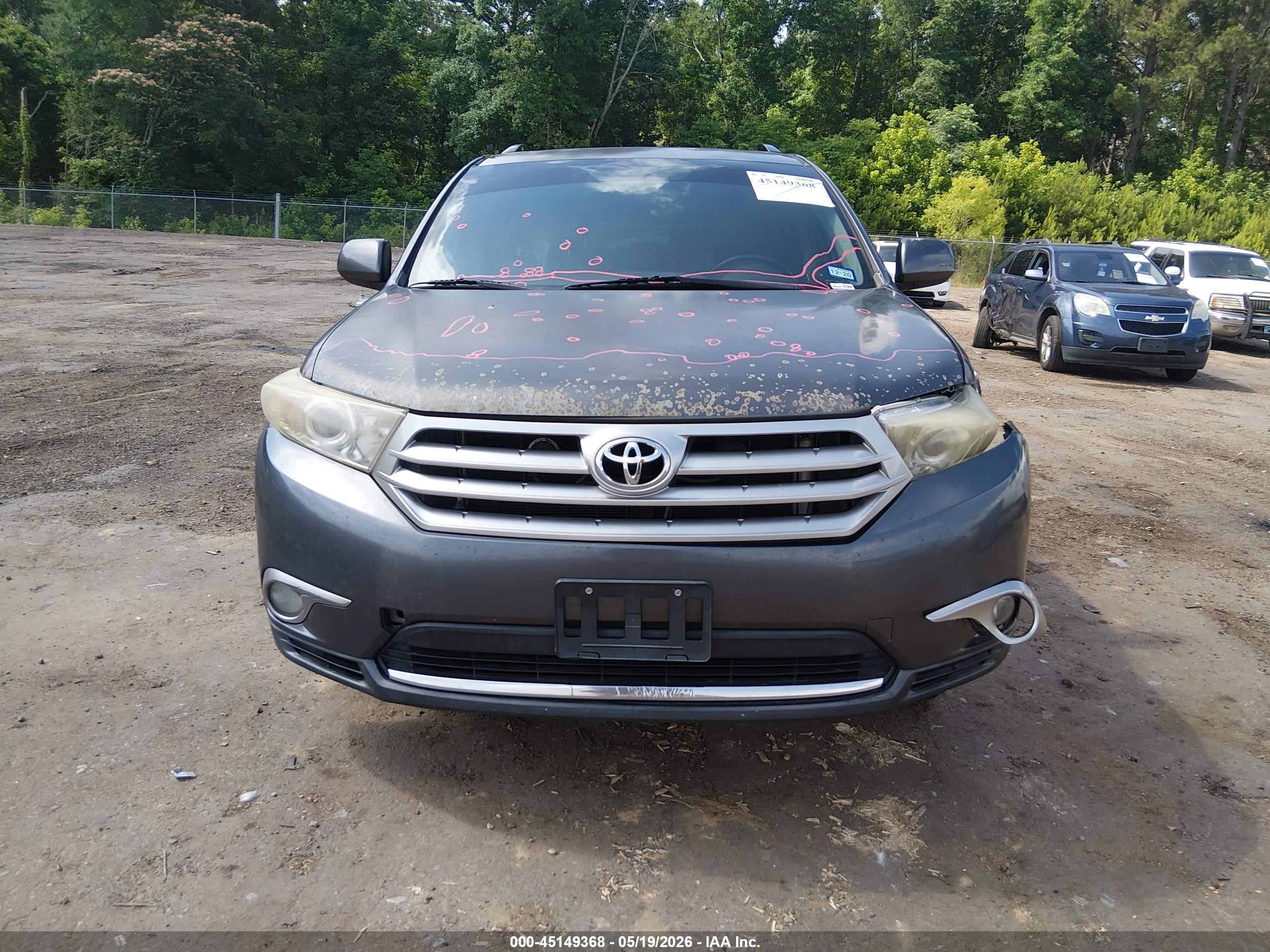 2011 Toyota Highlander Se V6 Gray vin: 5TDZK3EH1BS030383