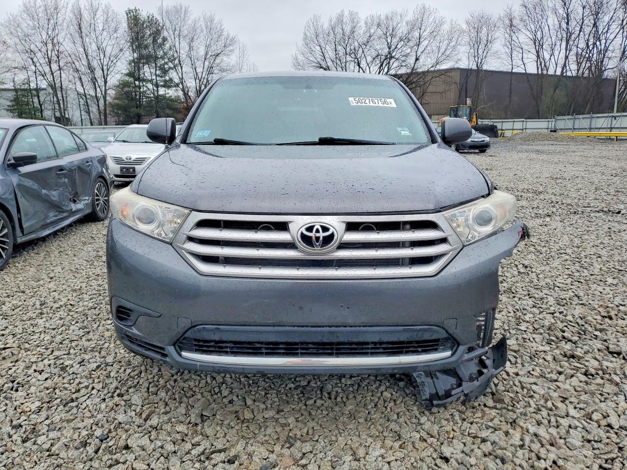 2011 Toyota Highlander Base Gray vin: 5TDZK3EH1BS044476