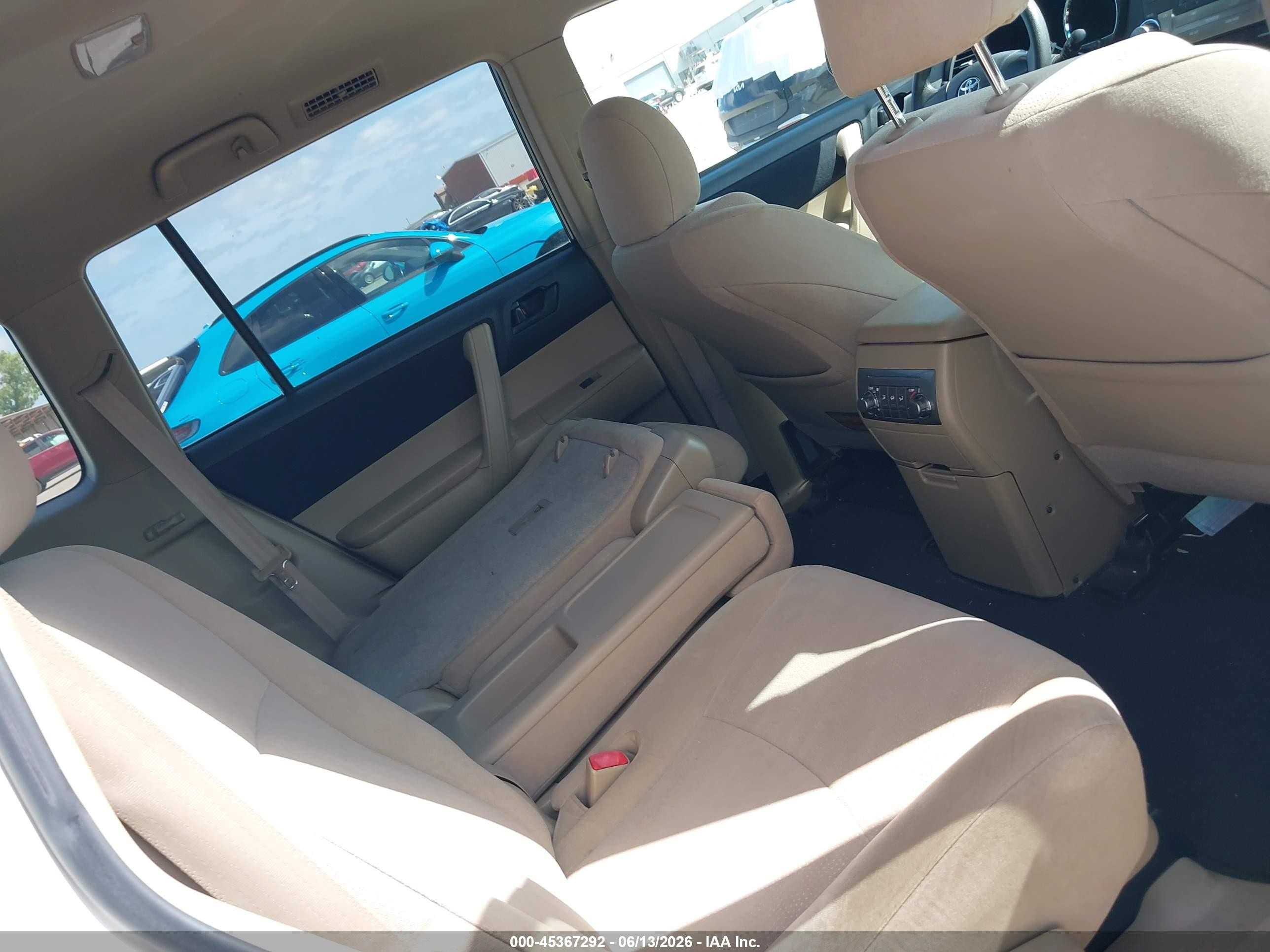 2012 Toyota Highlander Base V6 White vin: 5TDZK3EH1CS063031