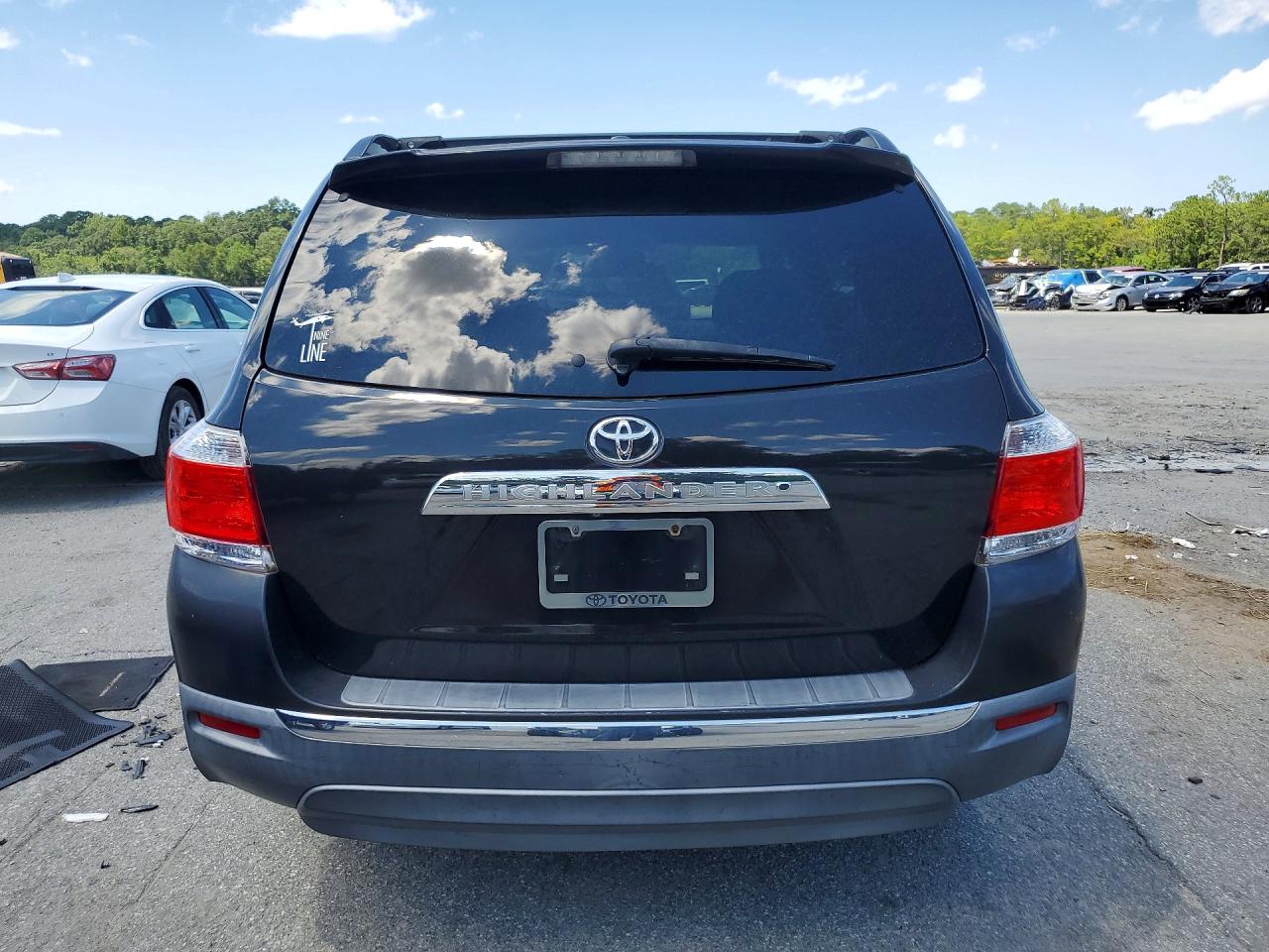 2012 Toyota Highlander Se Black vin: 5TDZK3EH1CS064048