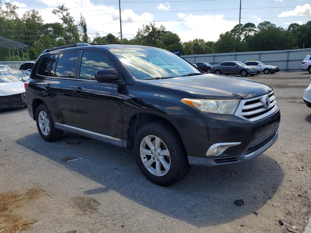 2012 Toyota Highlander Se Black vin: 5TDZK3EH1CS064048