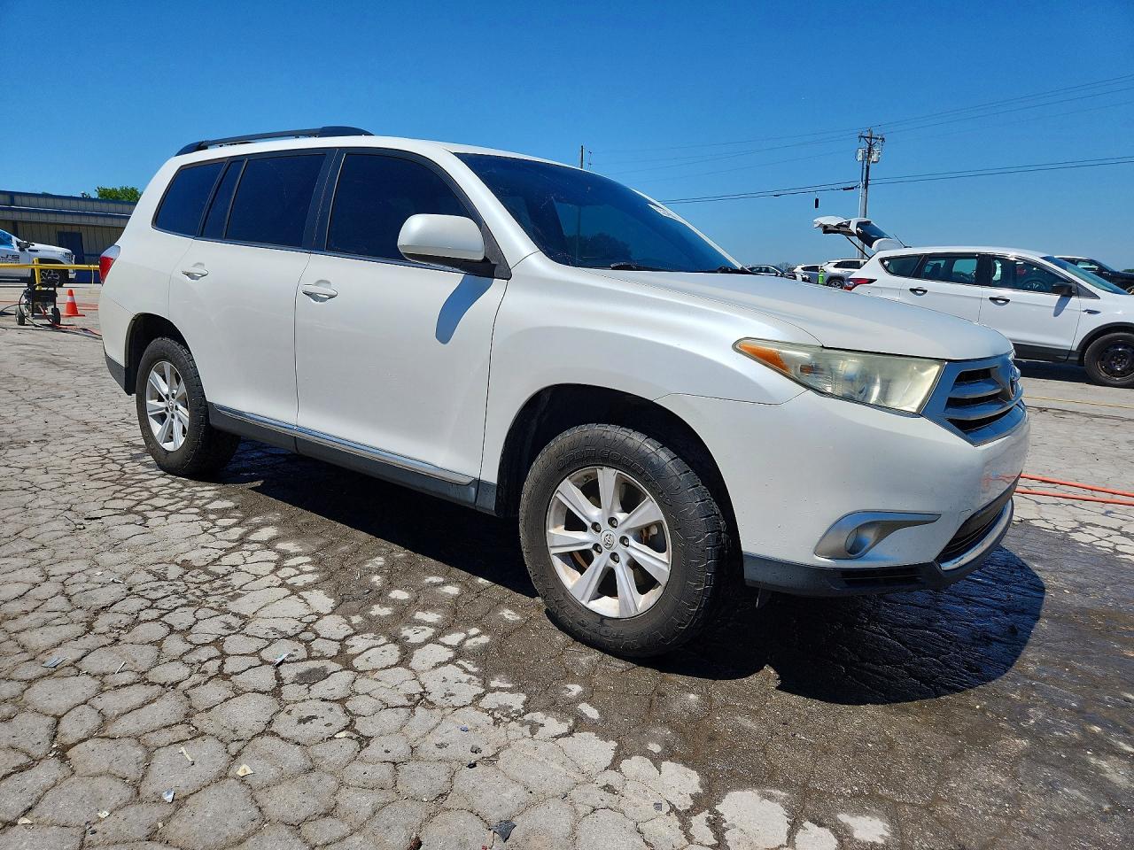 2013 Toyota Highlander Se White vin: 5TDZK3EH1DS100547