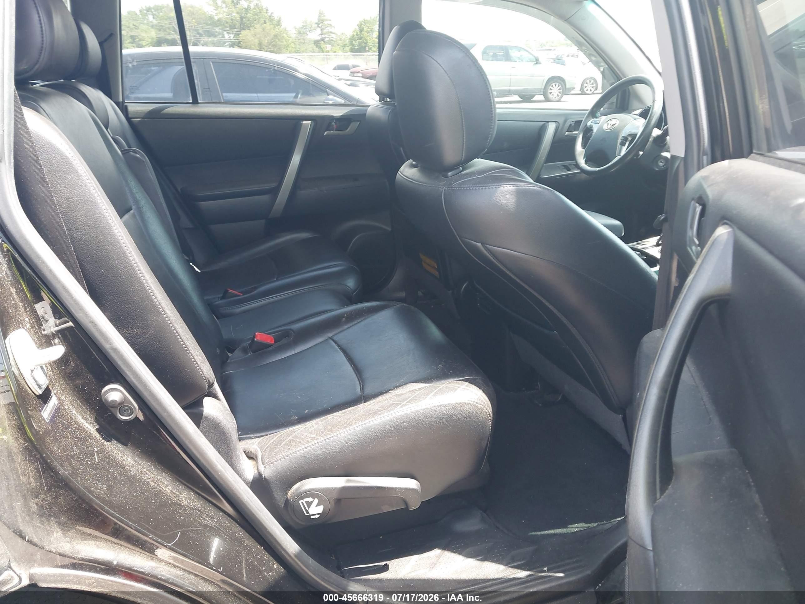 2013 Toyota Highlander Se V6 Black vin: 5TDZK3EH1DS118658