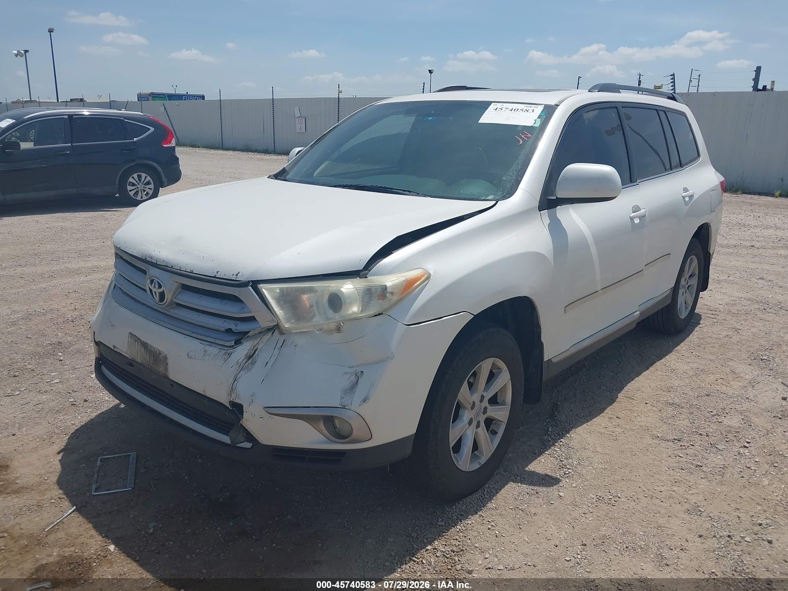 2011 Toyota Highlander Se V6 Белый vin: 5TDZK3EH2BS043367