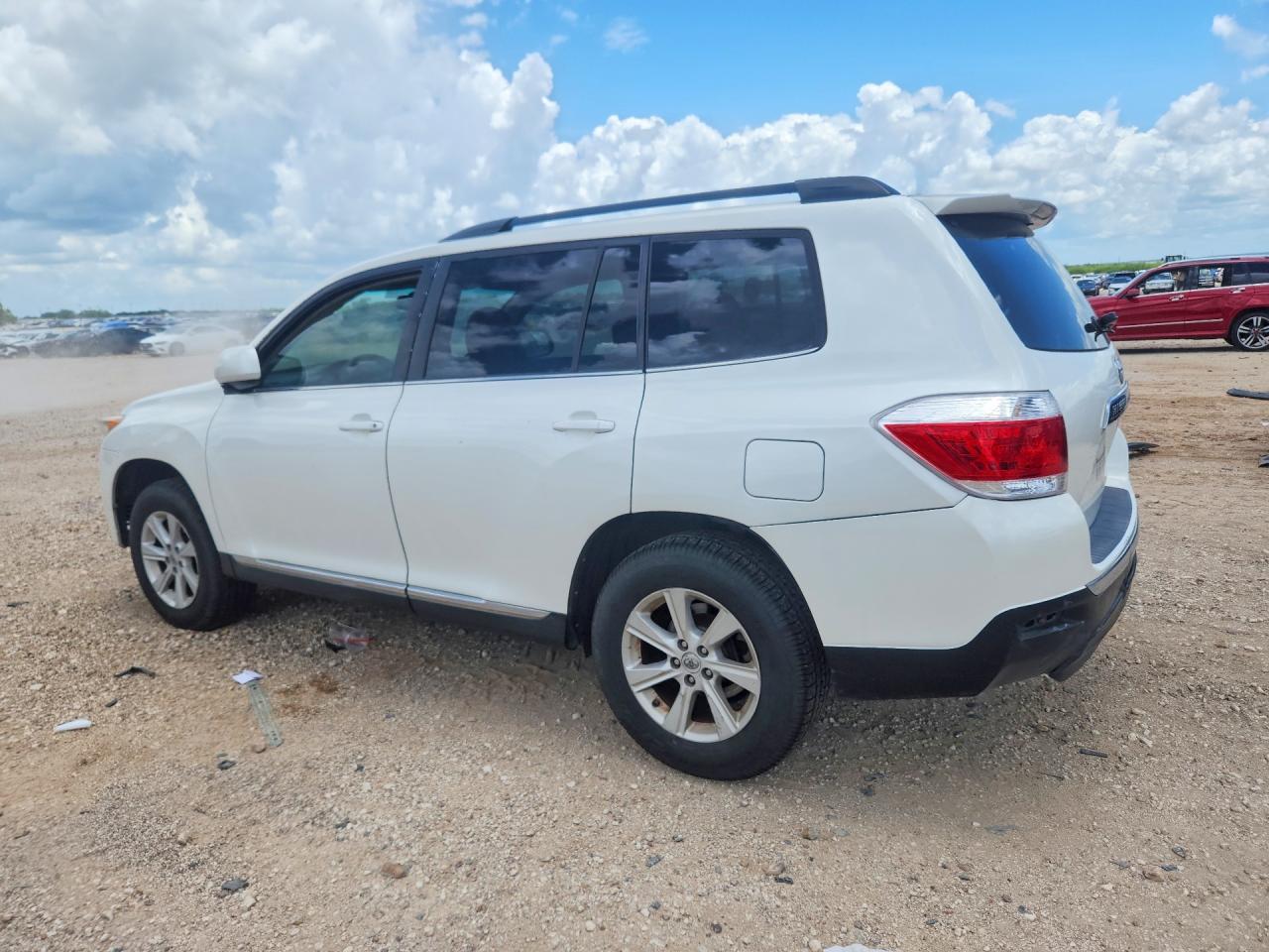 2012 Toyota Highlander Se White vin: 5TDZK3EH2CS050529