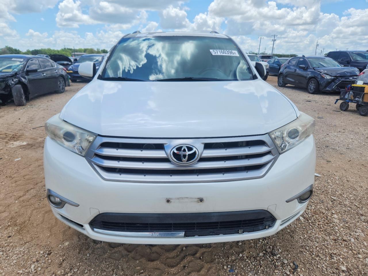 2012 Toyota Highlander Se White vin: 5TDZK3EH2CS050529