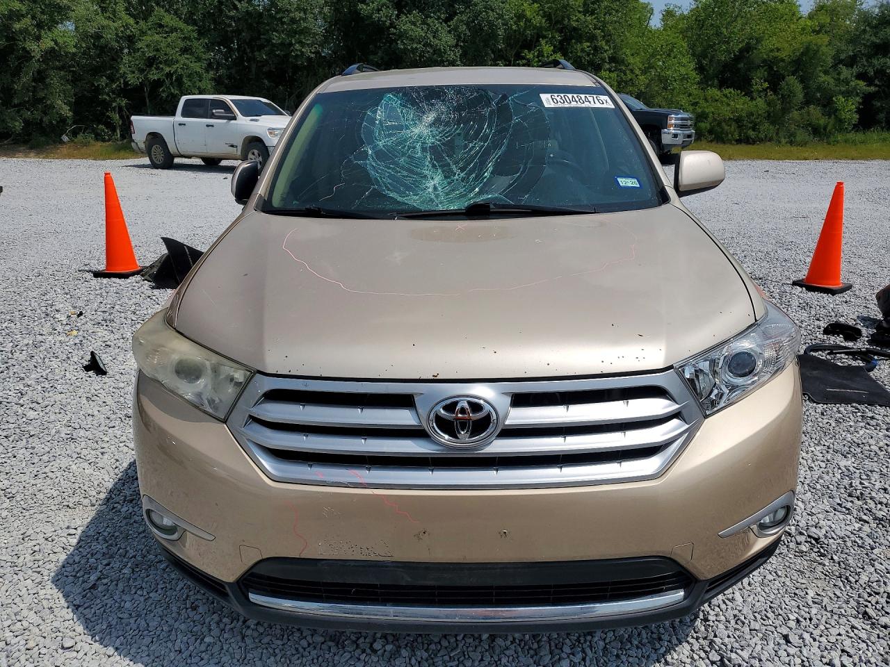 2012 Toyota Highlander Base Gold vin: 5TDZK3EH2CS058047