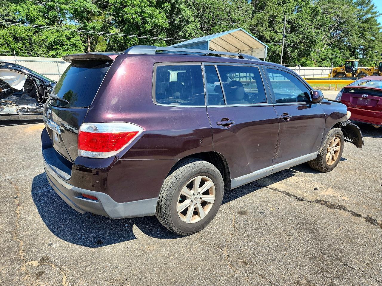 2013 Toyota Highlander Se Burgundy vin: 5TDZK3EH2DS104588