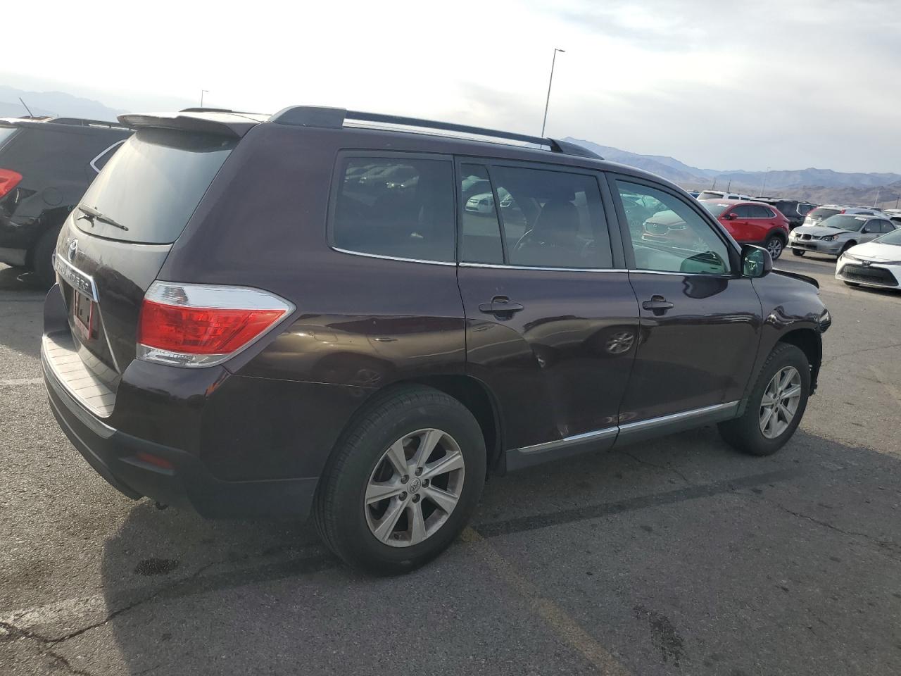 2013 Toyota Highlander Se Burgundy vin: 5TDZK3EH2DS132911