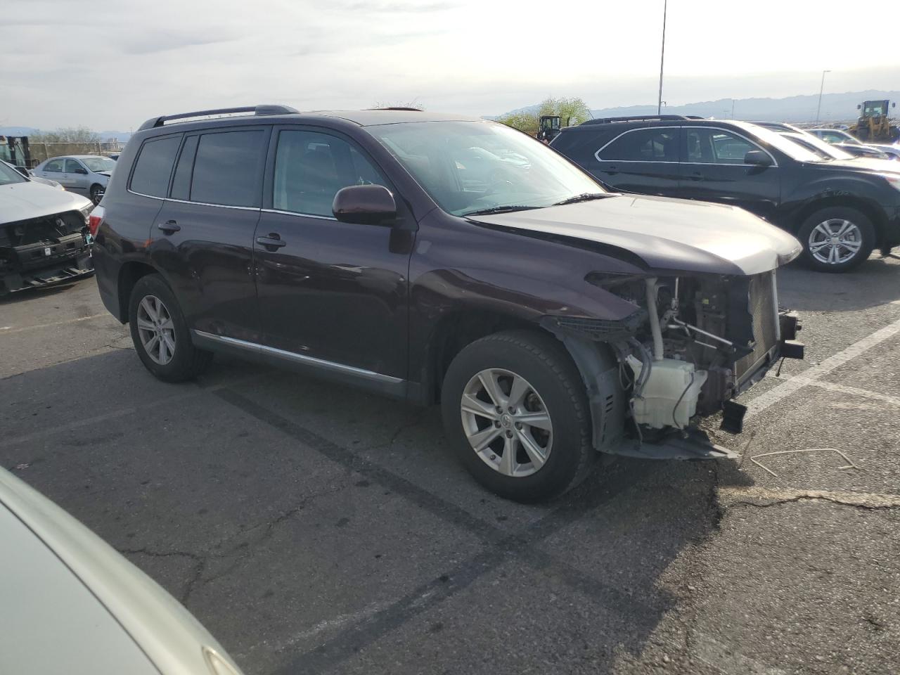 2013 Toyota Highlander Se Burgundy vin: 5TDZK3EH2DS132911